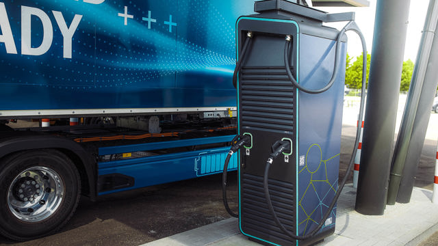 EV DC lader bedrijfswagens