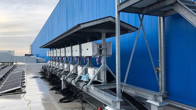 Brutoproductiemeter op dak